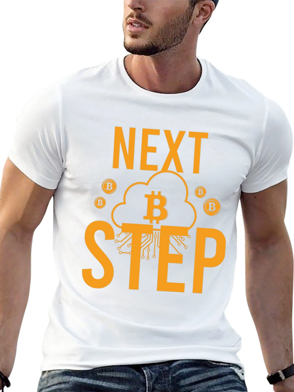 Next Step Bitcoin T-Shirt - Crypto Enthusiast Tee