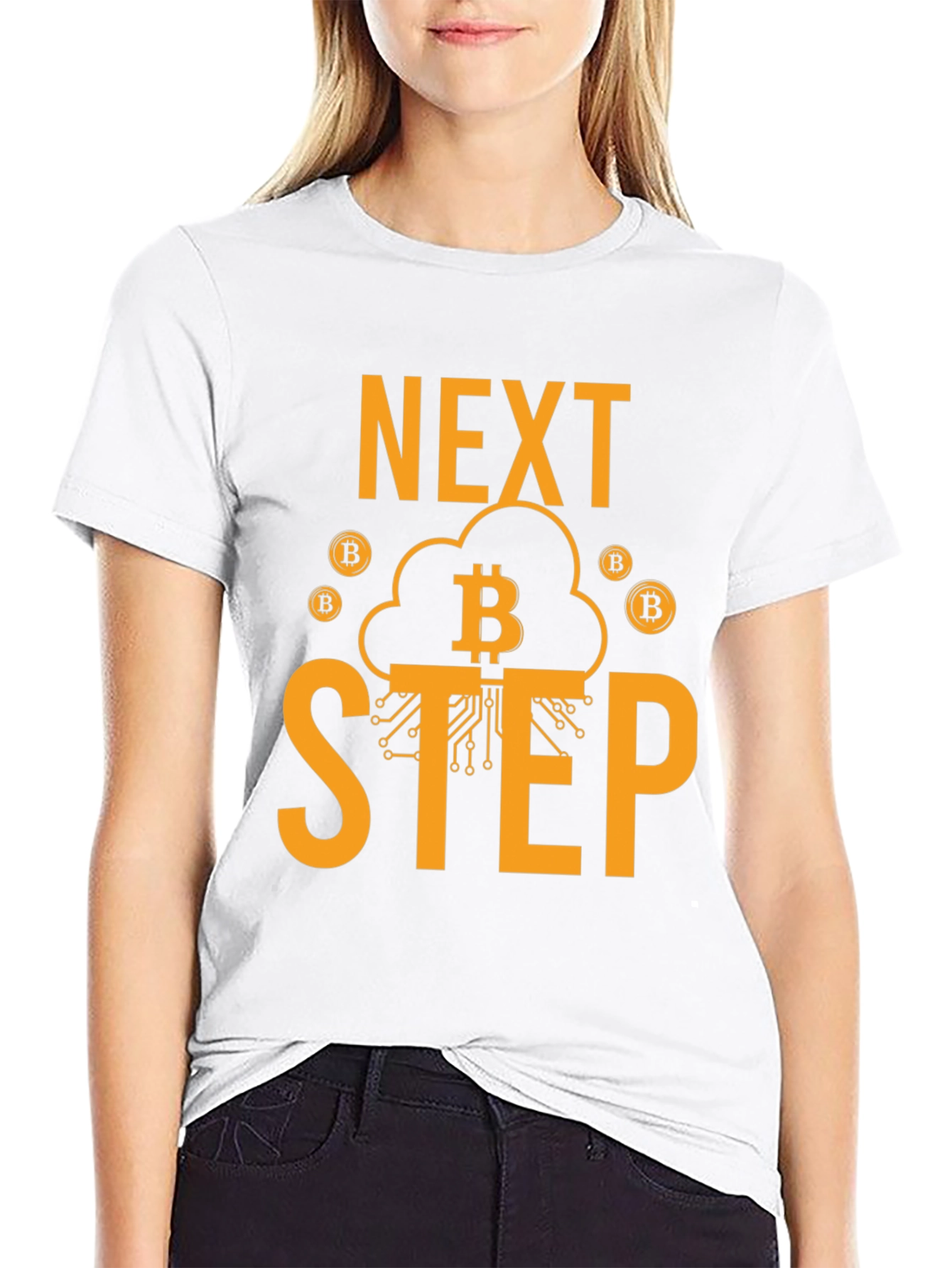 Next Step Bitcoin T-Shirt - Crypto Enthusiast Tee