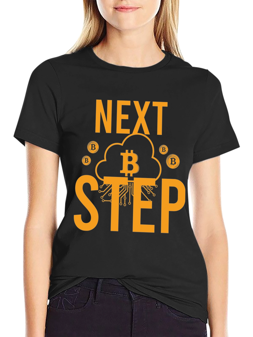 Next Step Bitcoin T-Shirt - Crypto Enthusiast Tee