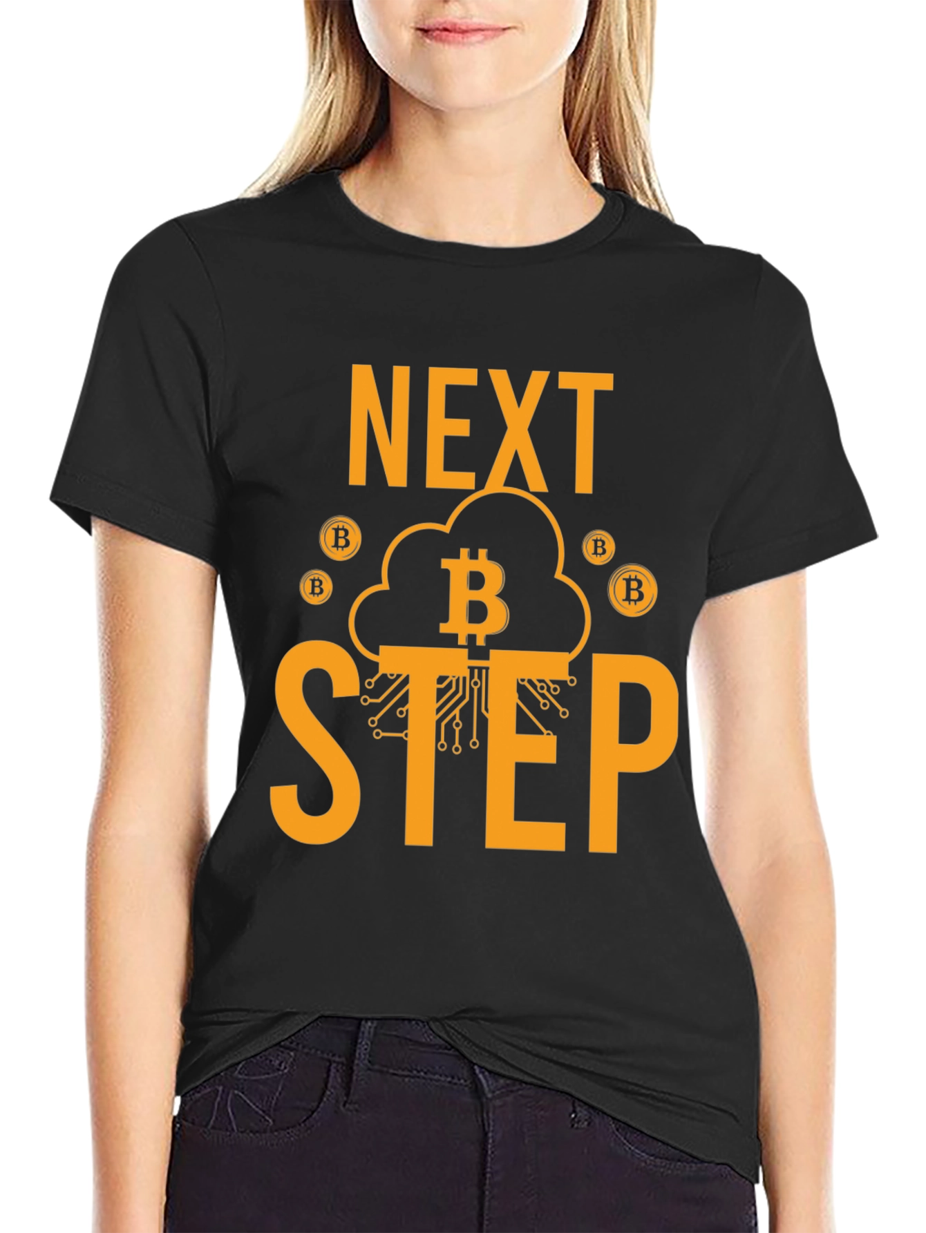 Next Step Bitcoin T-Shirt - Crypto Enthusiast Tee