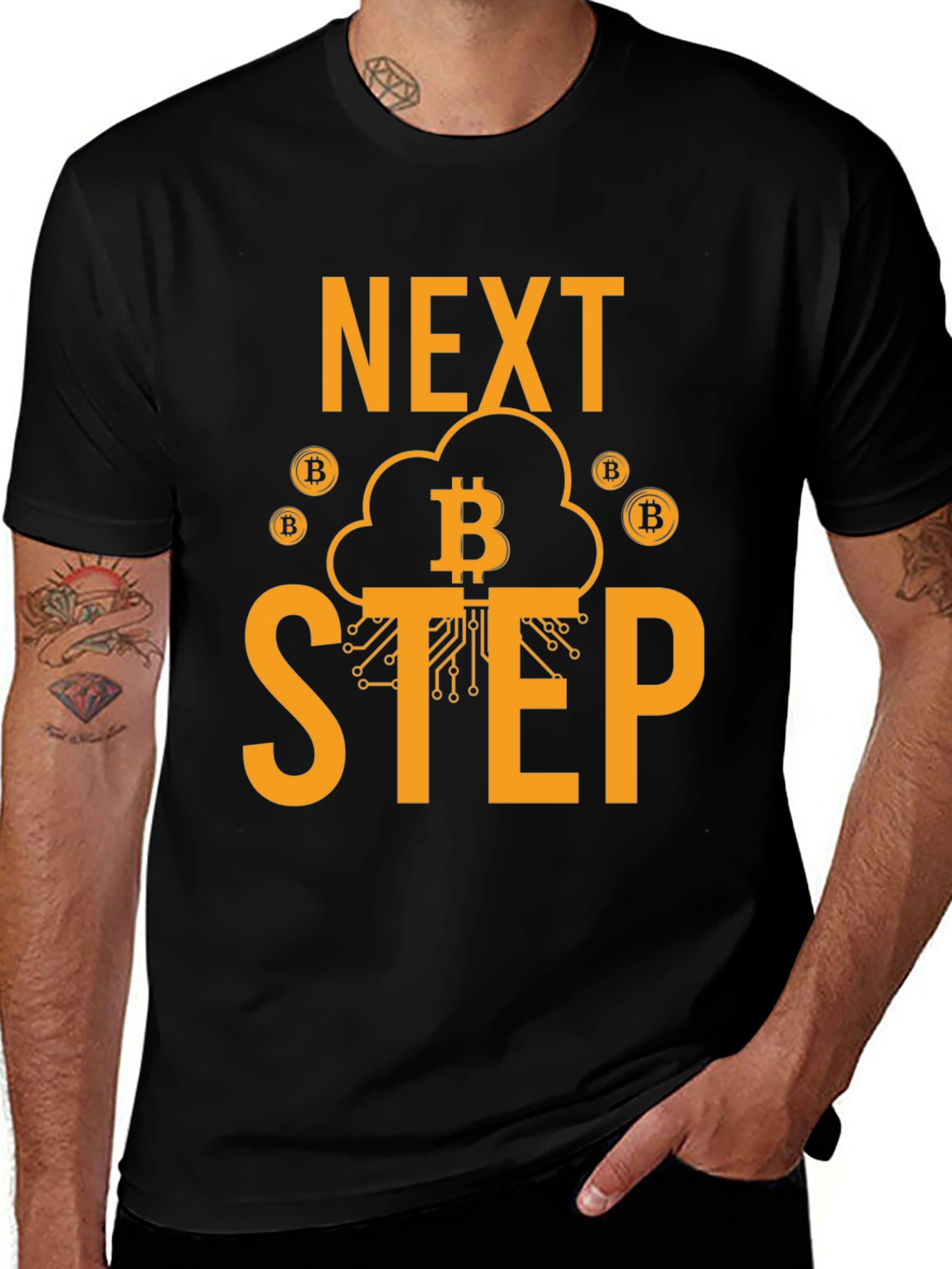 Next Step Bitcoin T-Shirt - Crypto Enthusiast Tee