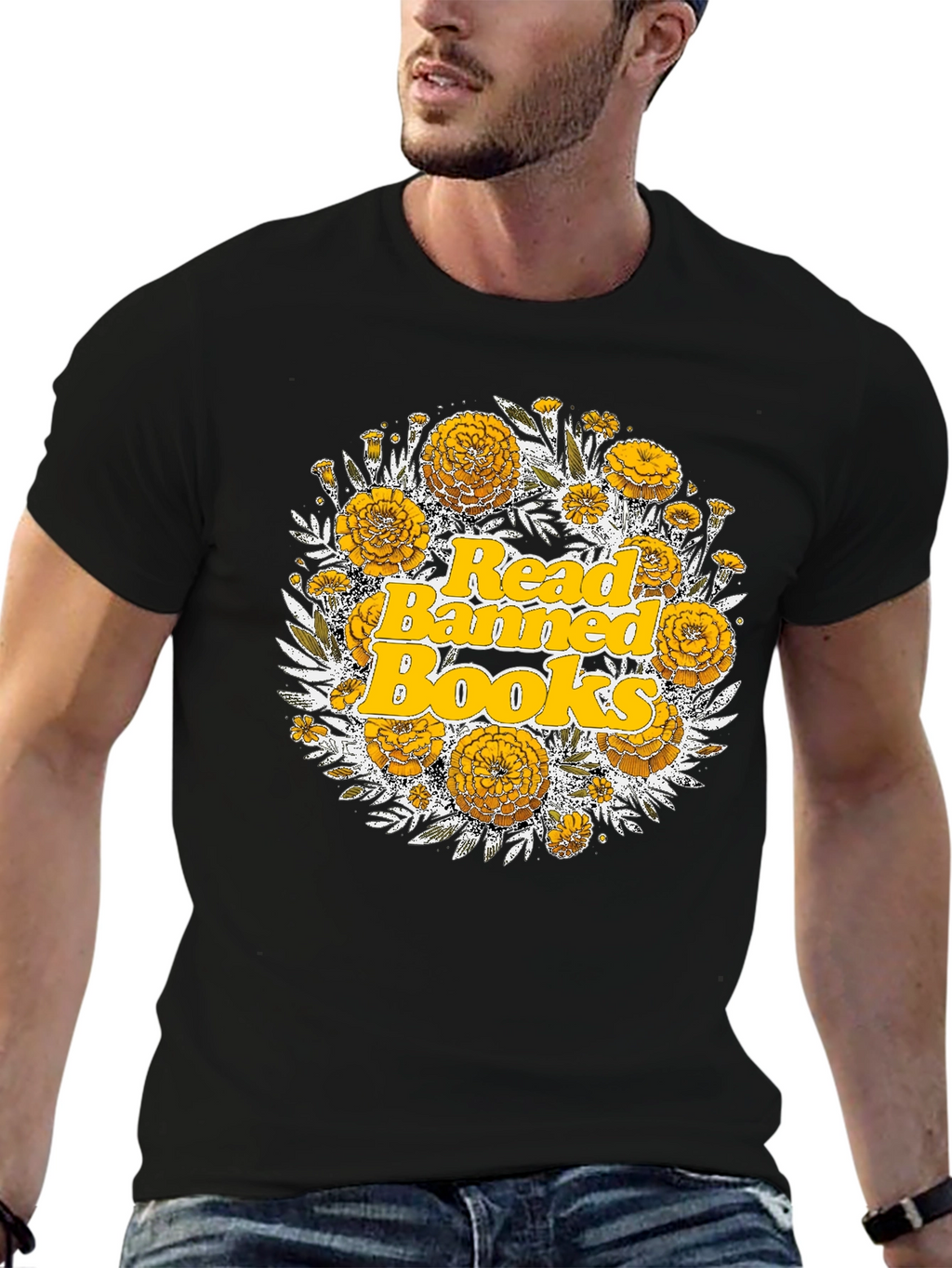 Read Banned Books Floral Tee