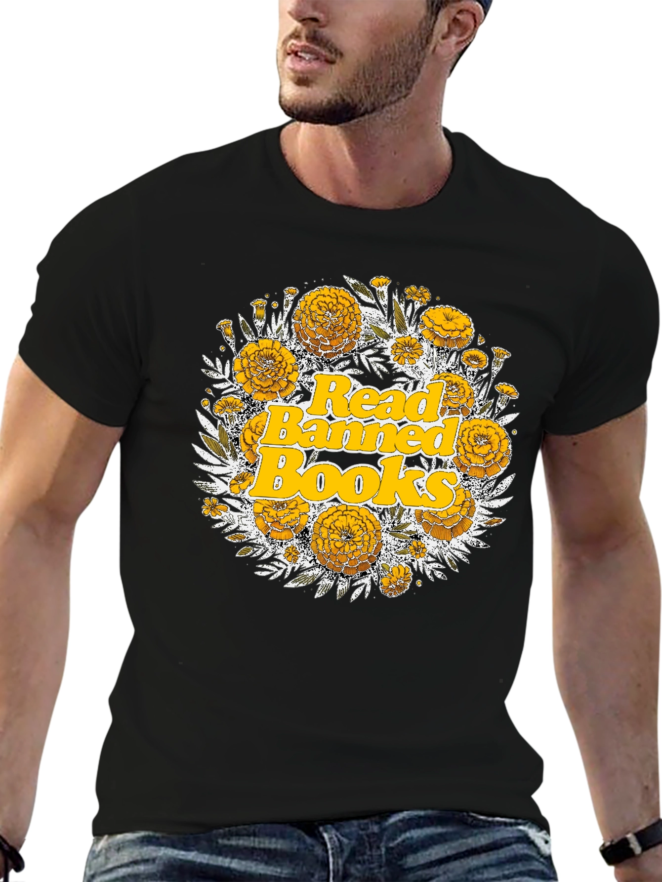 Read Banned Books Floral Tee