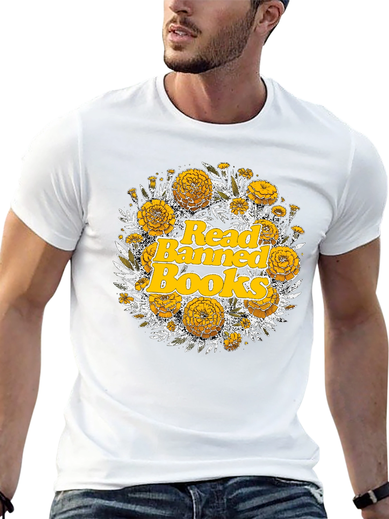 Read Banned Books Floral Tee
