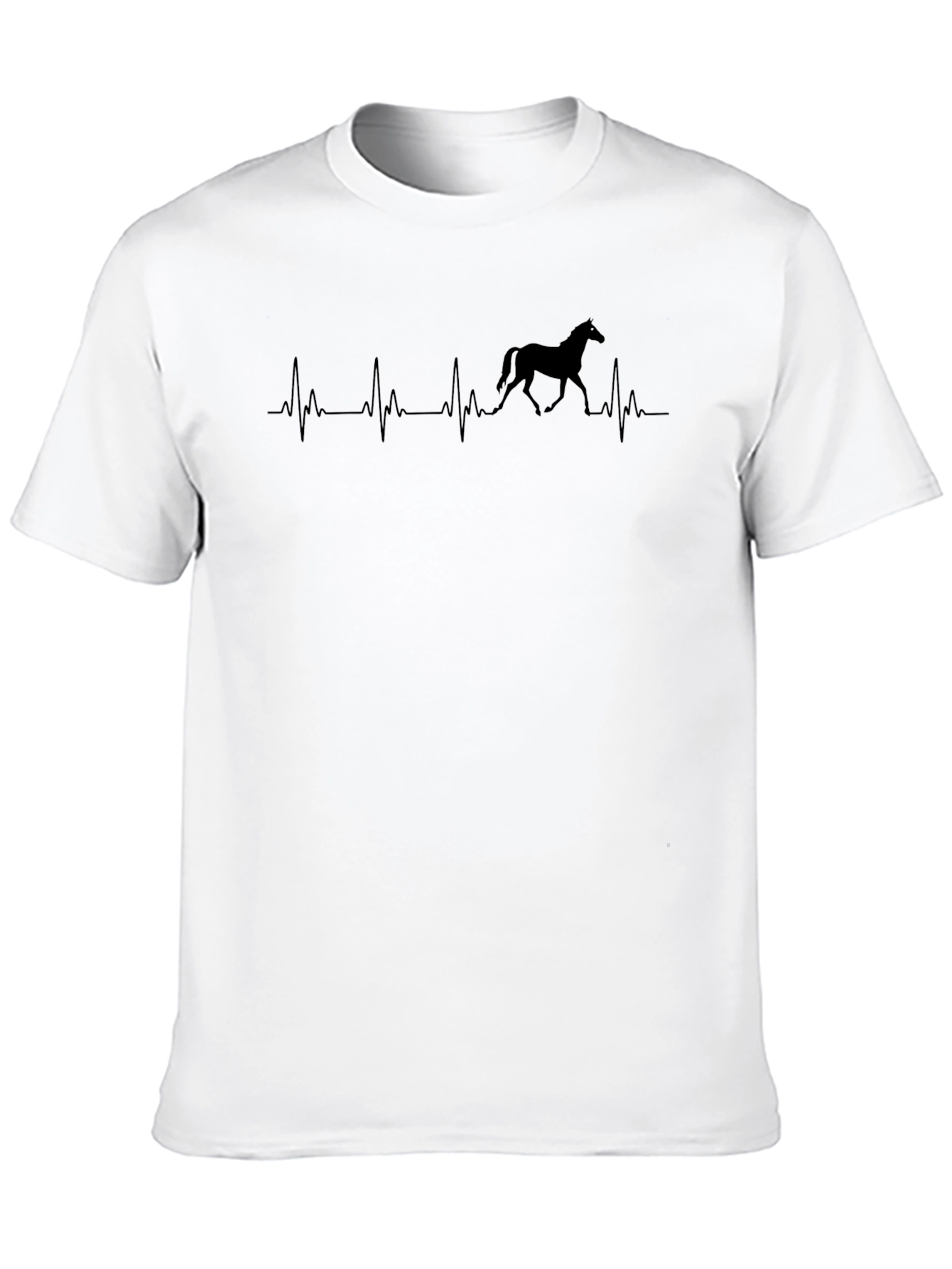 Horse Heartbeat T-Shirt - Equestrian Style