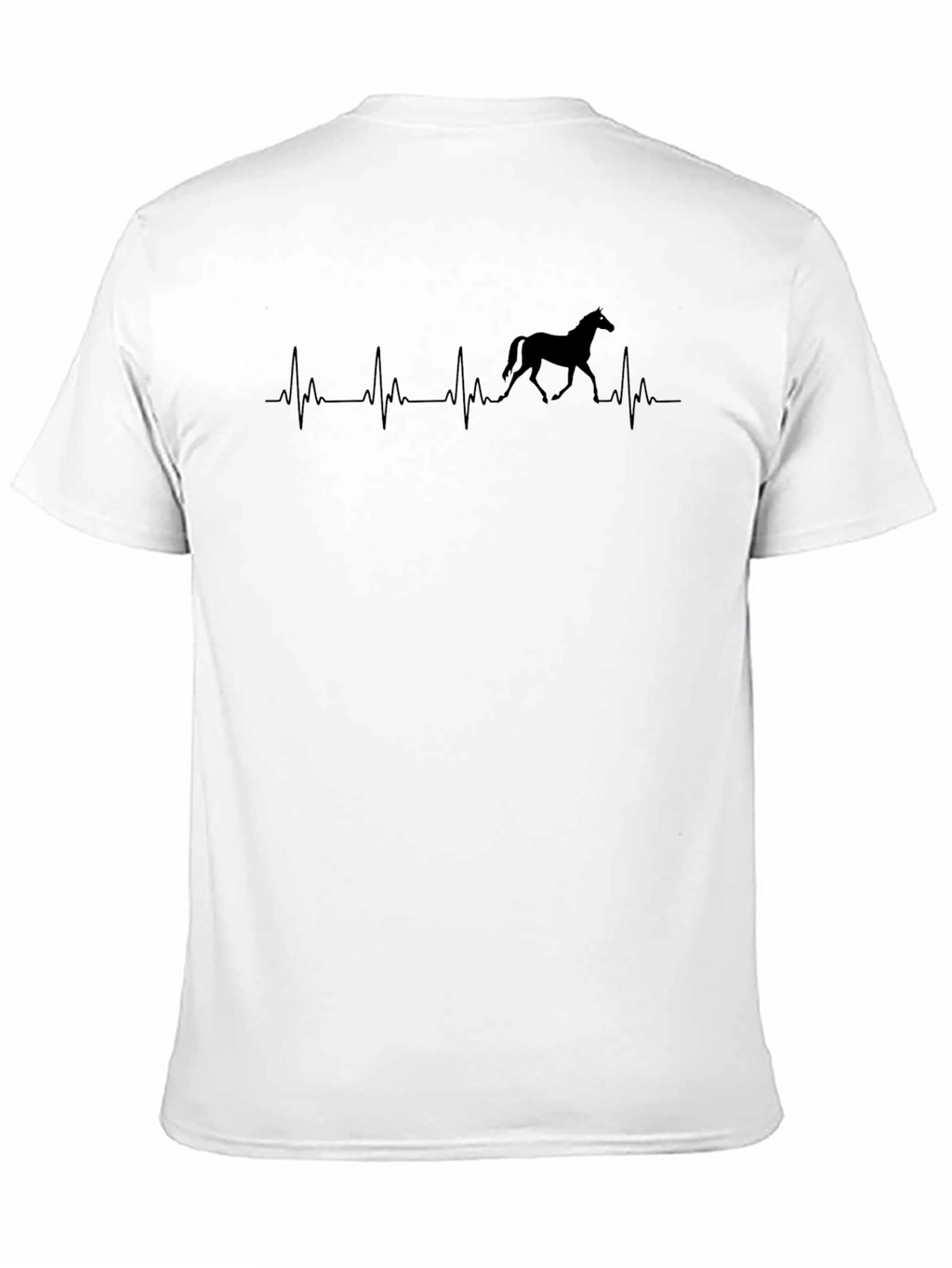 Horse Heartbeat T-Shirt - Equestrian Style