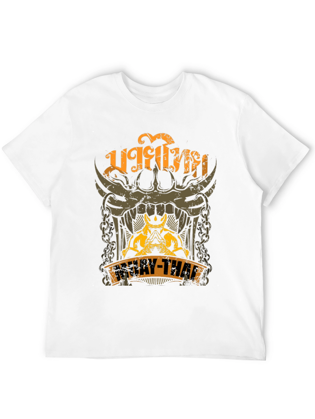 Muay Thai Graphic T-Shirt - Black