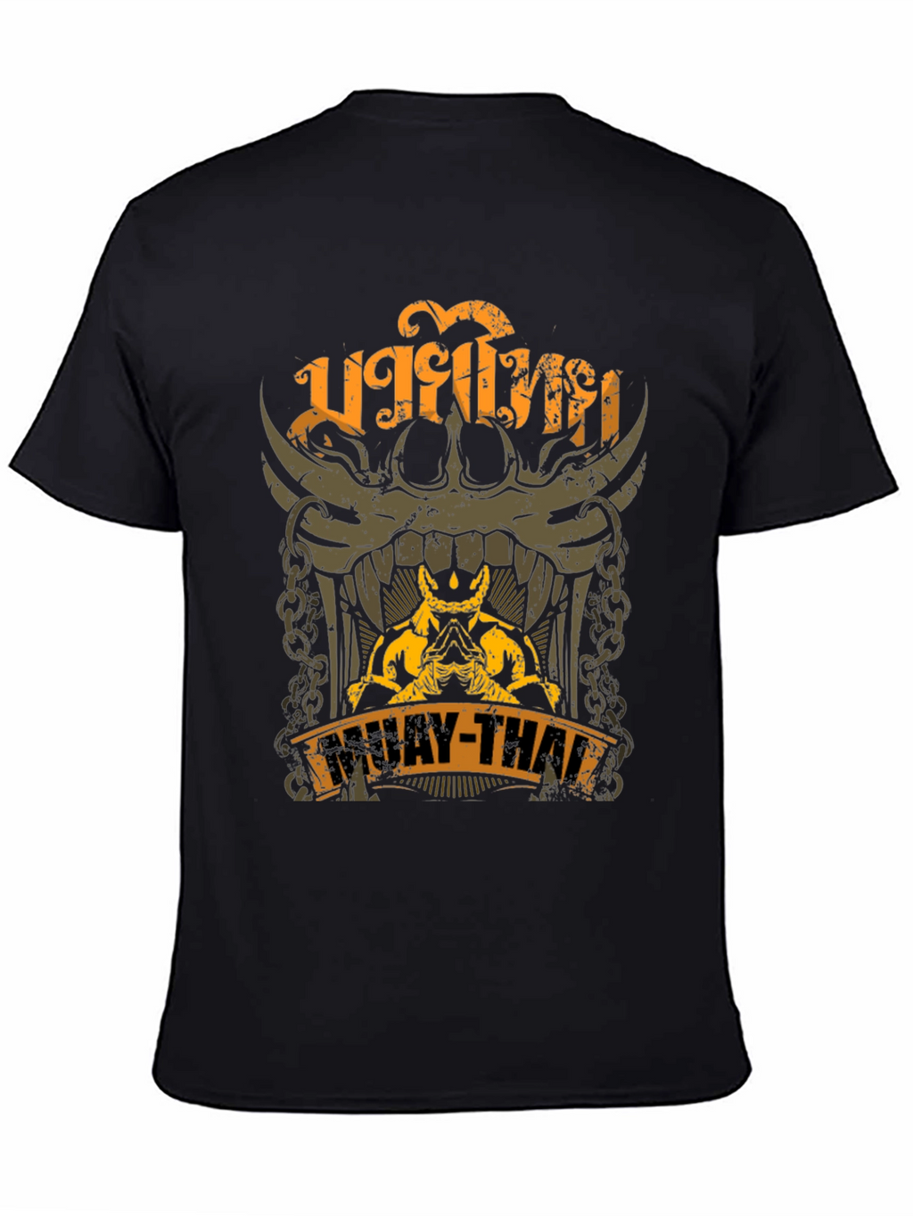Muay Thai Graphic T-Shirt - Black