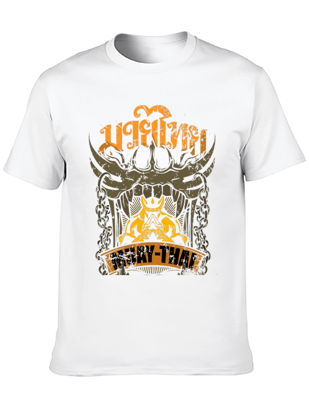 Muay Thai Graphic T-Shirt - Black