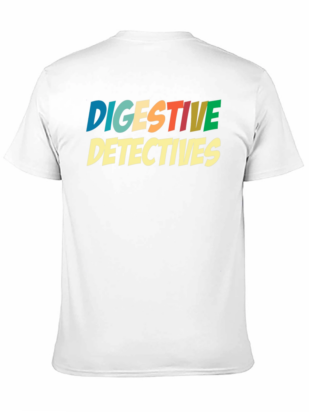Digestive Detectives Graphic Print Tee - Black Cotton Blend