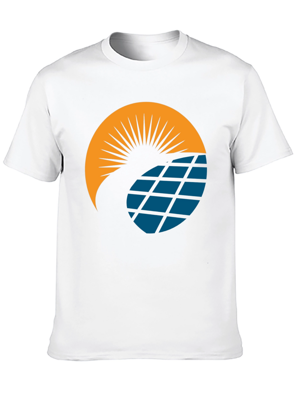 Solar Panel Sun Graphic T-Shirt - Modern Design