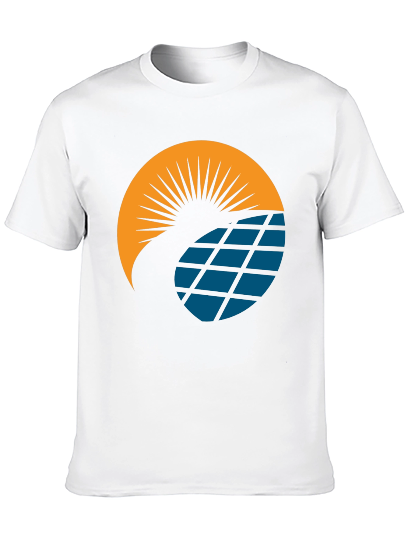 Solar Panel Sun Graphic T-Shirt - Modern Design