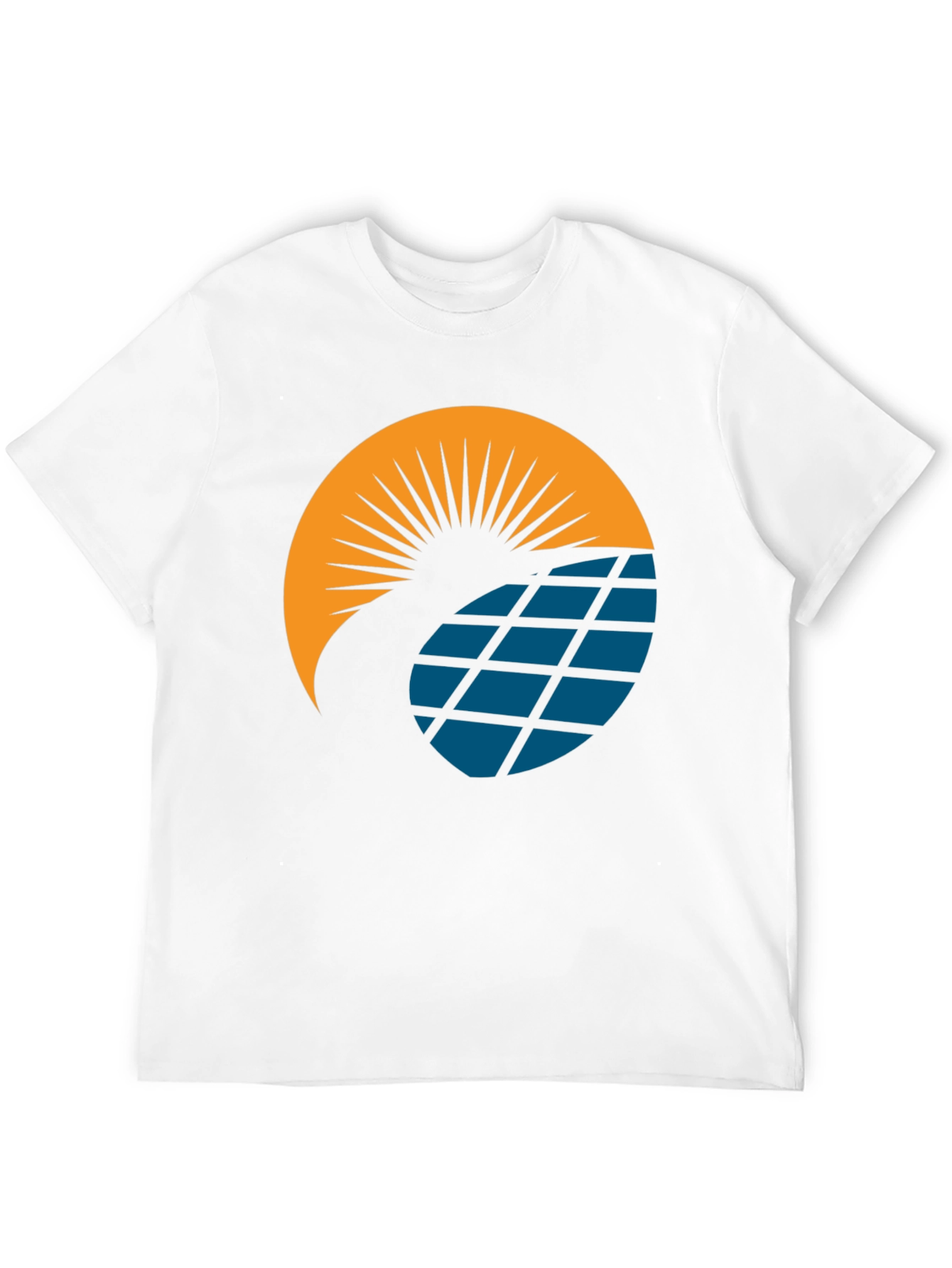 Solar Panel Sun Graphic T-Shirt - Modern Design