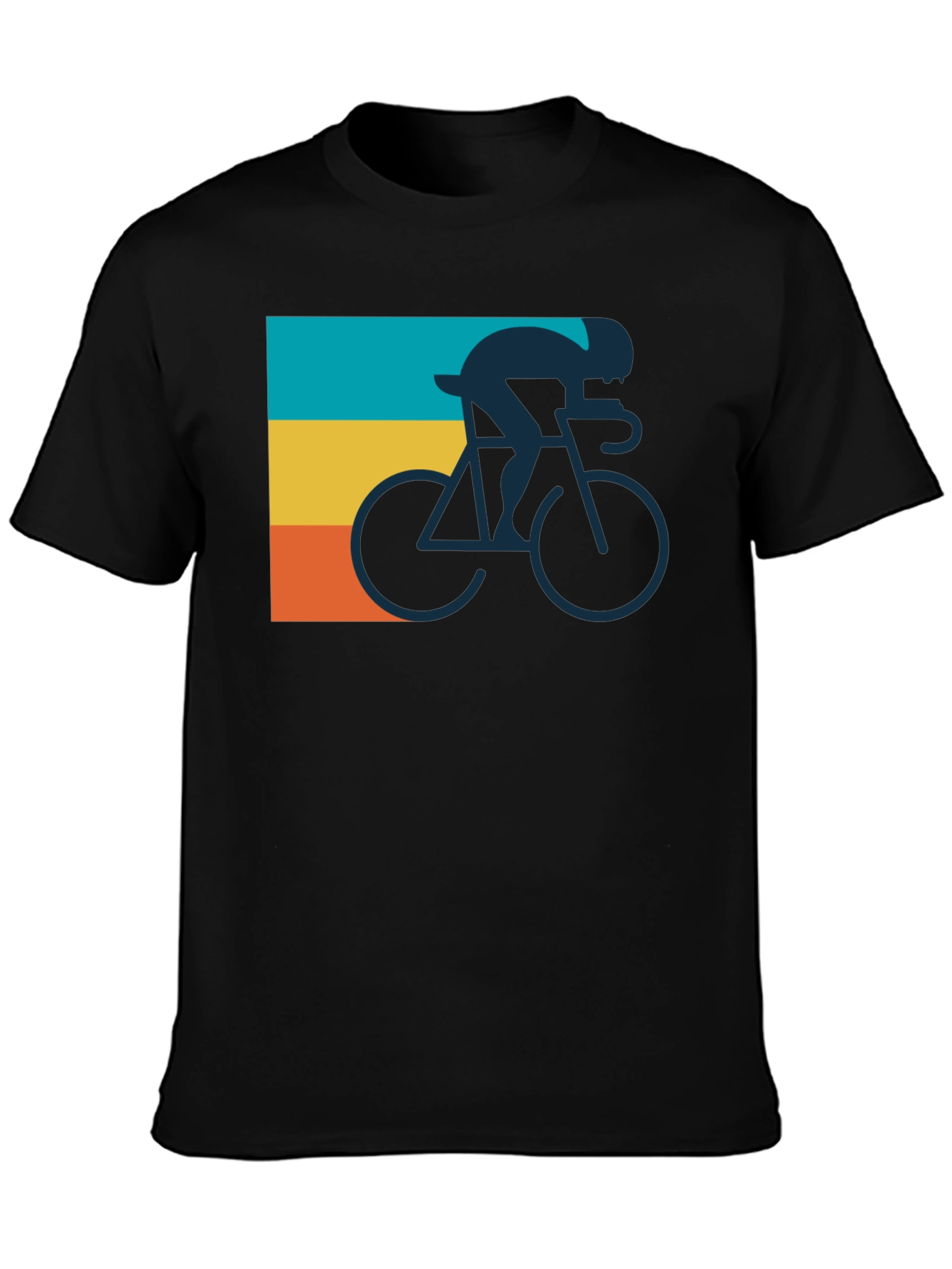Retro Cycling T-Shirt - Vintage Style Cyclist Tee