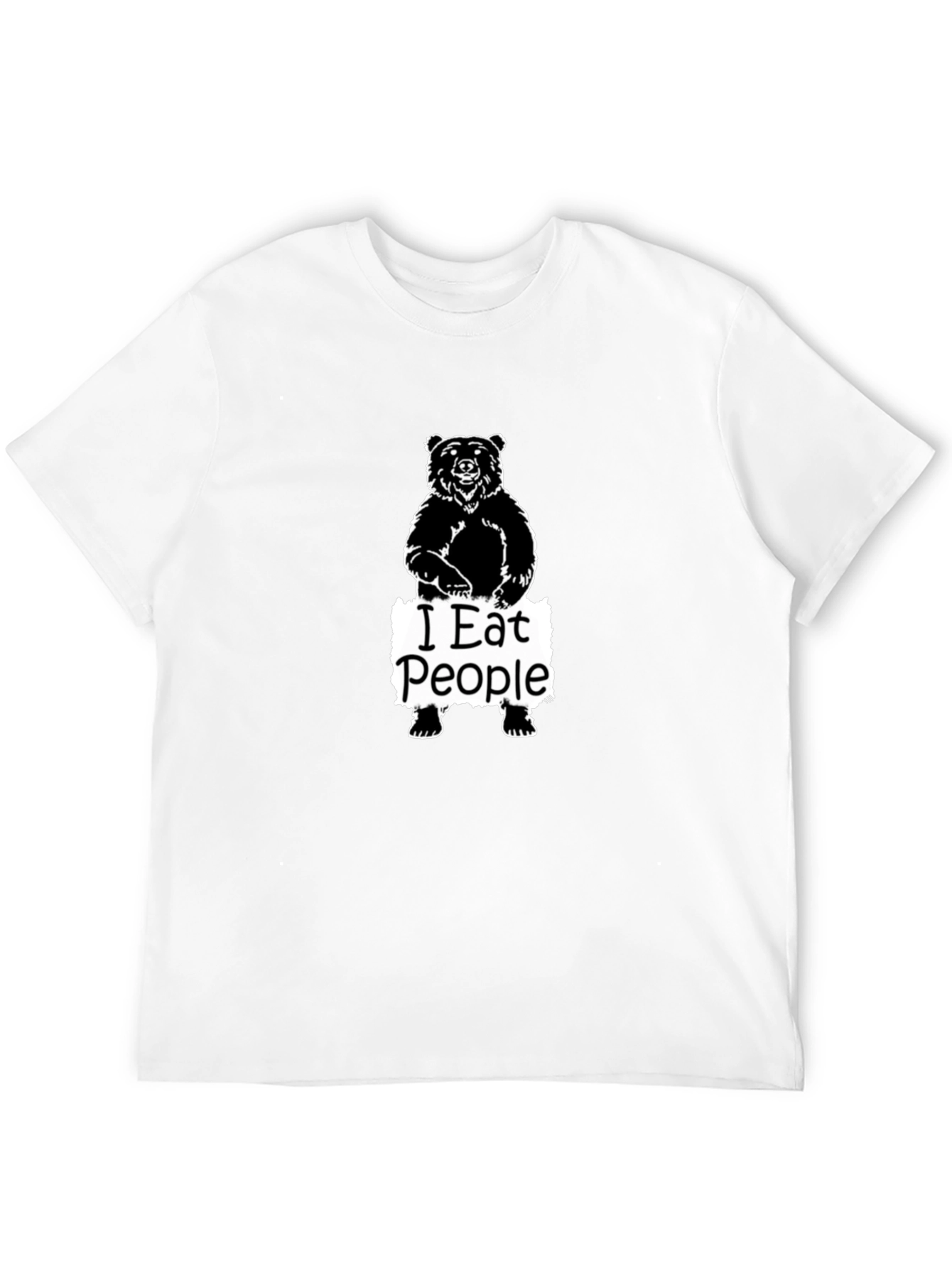 Bear I Eat People Graphic T-Shirt