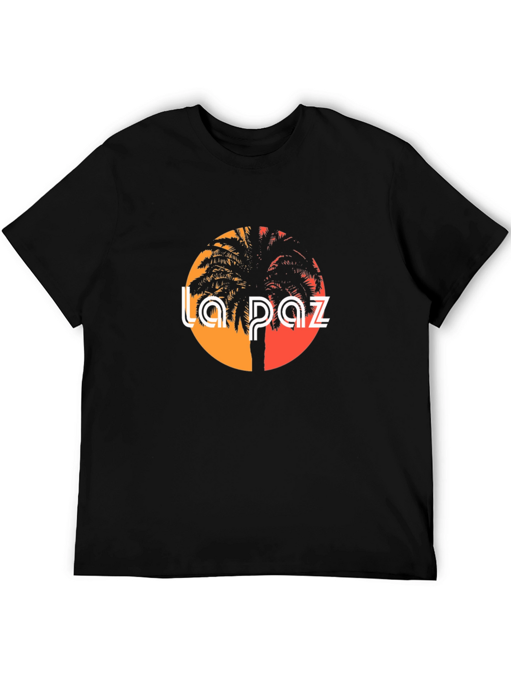 La Paz Palm Graphic Tee - Black T-Shirt