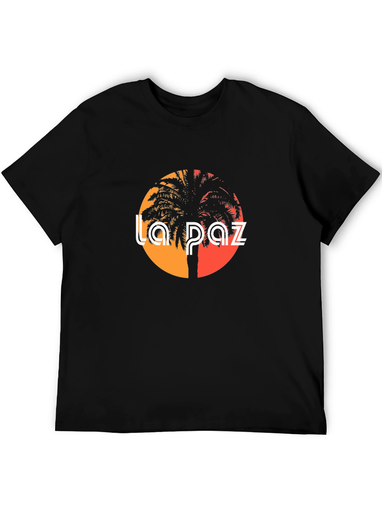 La Paz Palm Graphic Tee - Black T-Shirt