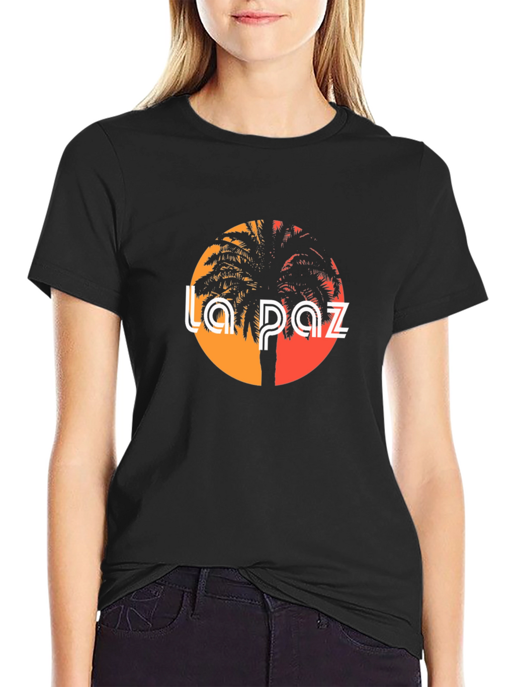 La Paz Palm Graphic Tee - Black T-Shirt