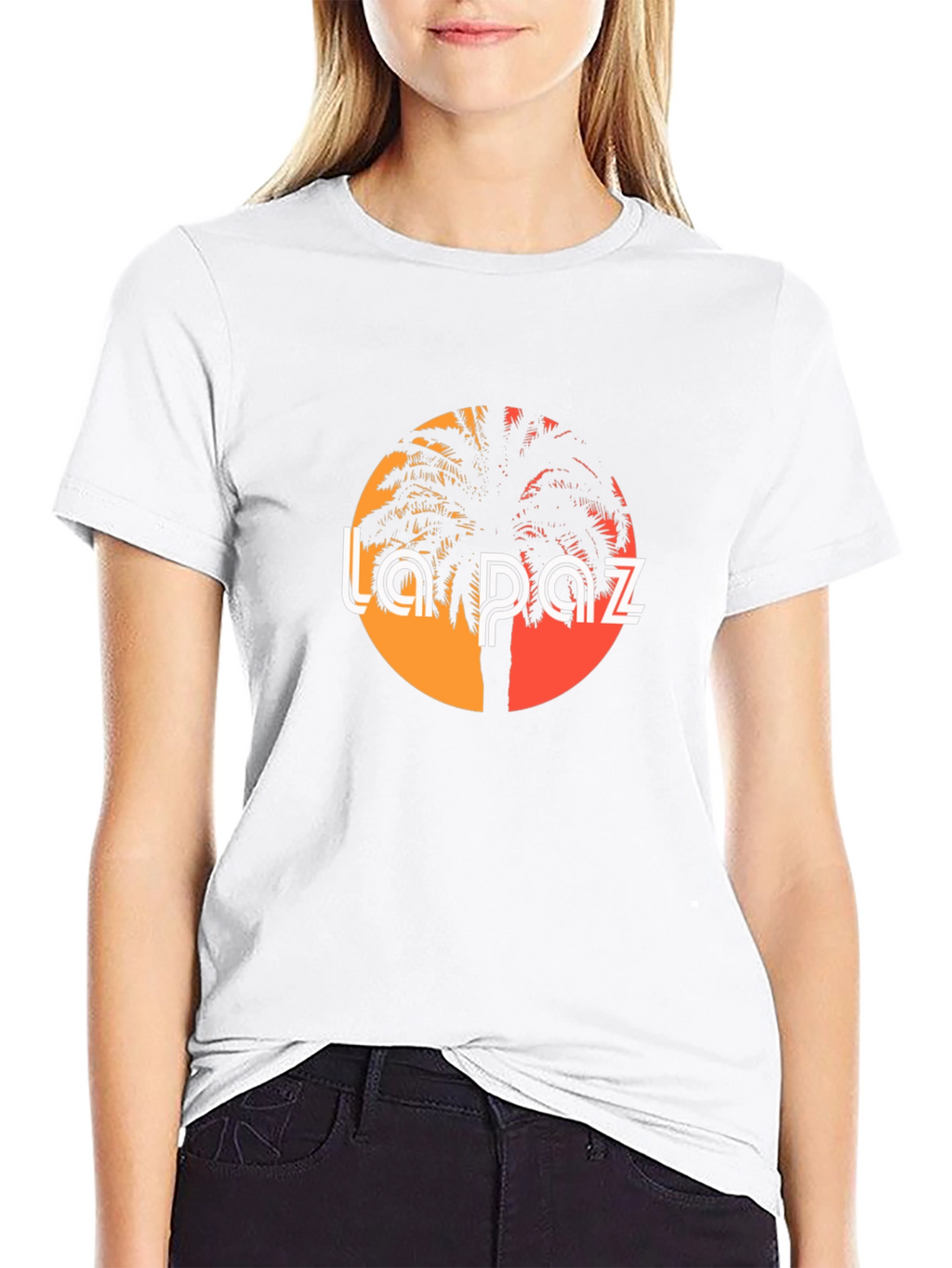 La Paz Palm Graphic Tee - Black T-Shirt