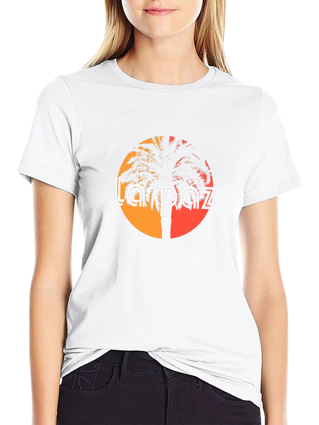 La Paz Palm Graphic Tee - Black T-Shirt