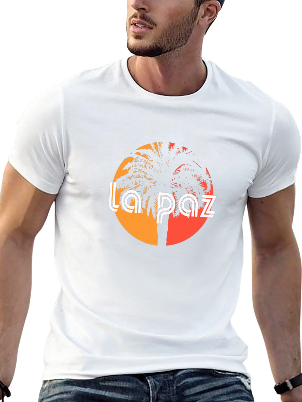 La Paz Palm Graphic Tee - Black T-Shirt
