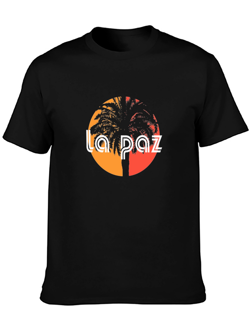 La Paz Palm Graphic Tee - Black T-Shirt