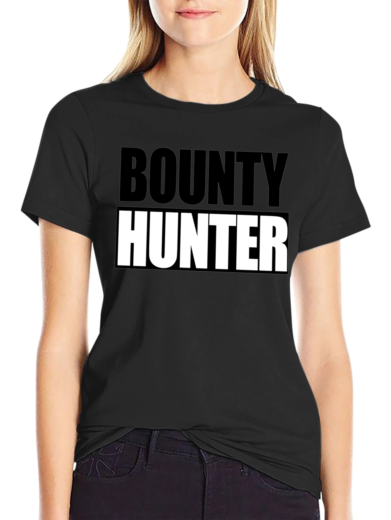 Bounty Hunter Black T-Shirt - Bold Graphic Tee