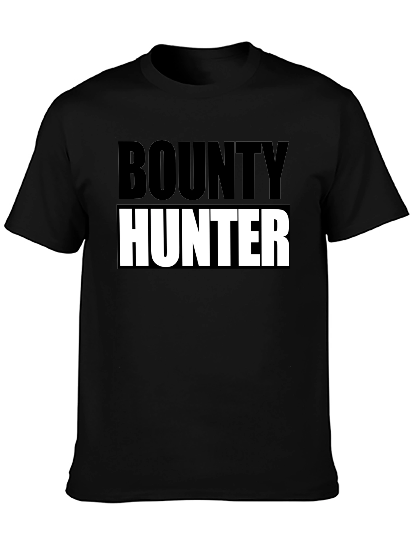Bounty Hunter Black T-Shirt - Bold Graphic Tee