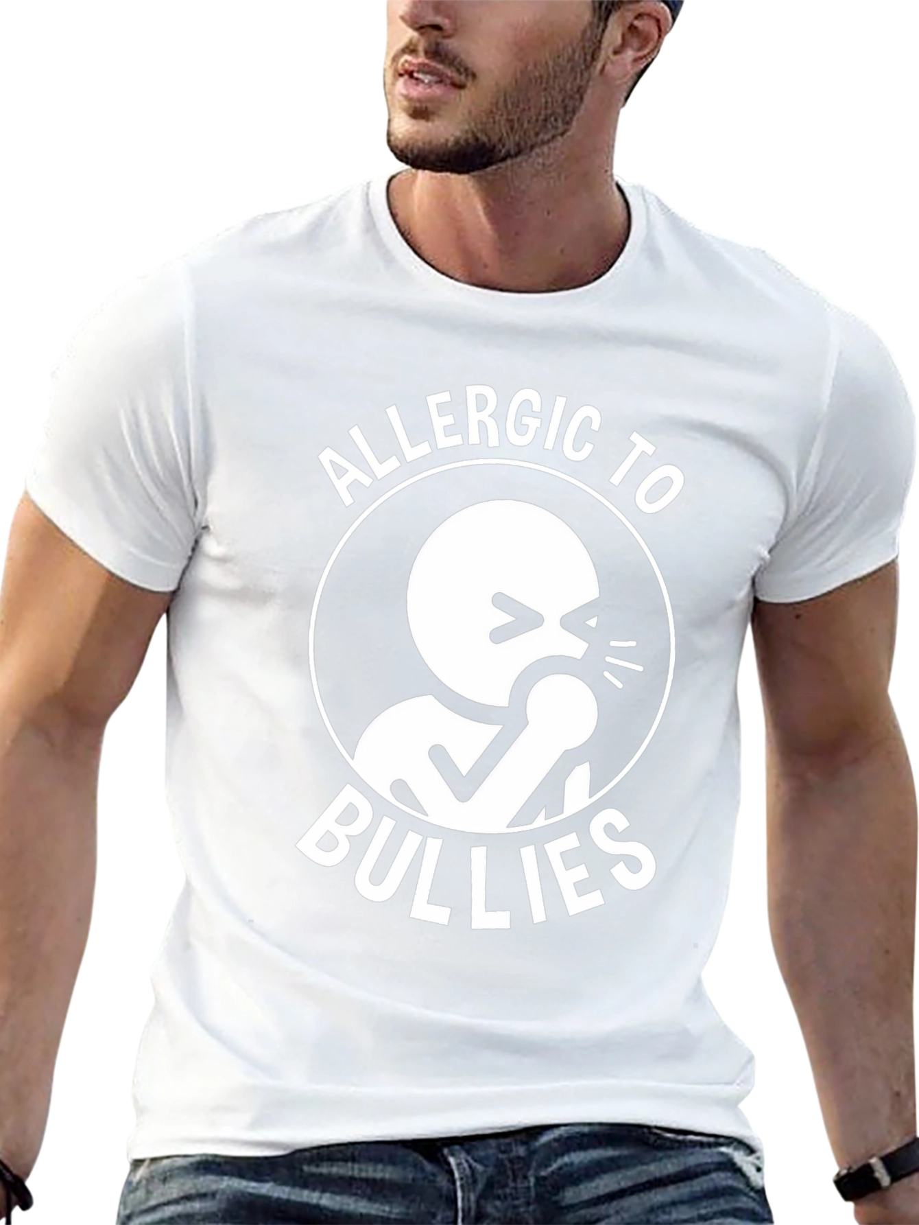 Allergic to Bullies Graphic T-Shirt