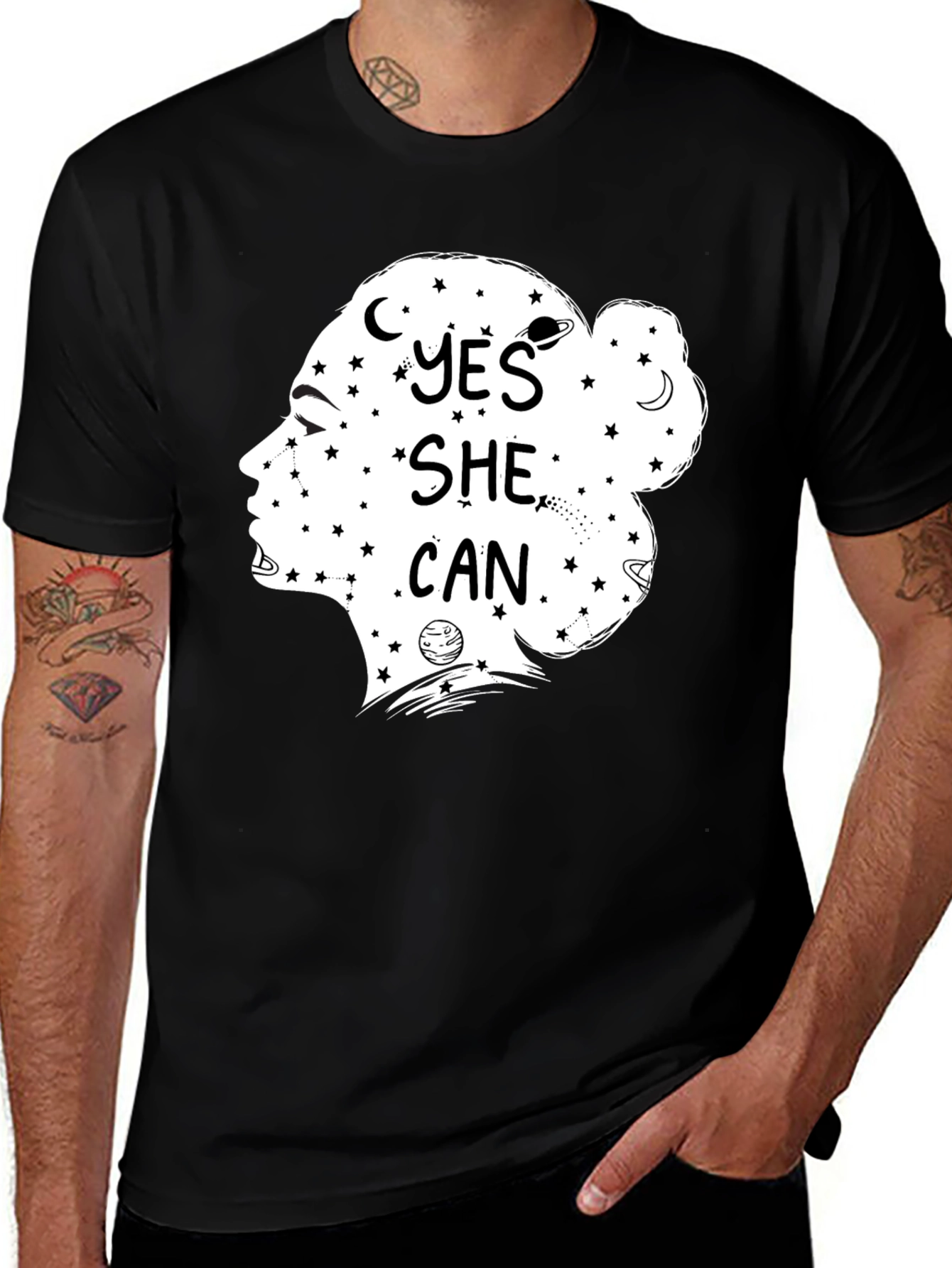 Yes She Can Woman Empowerment T-Shirt