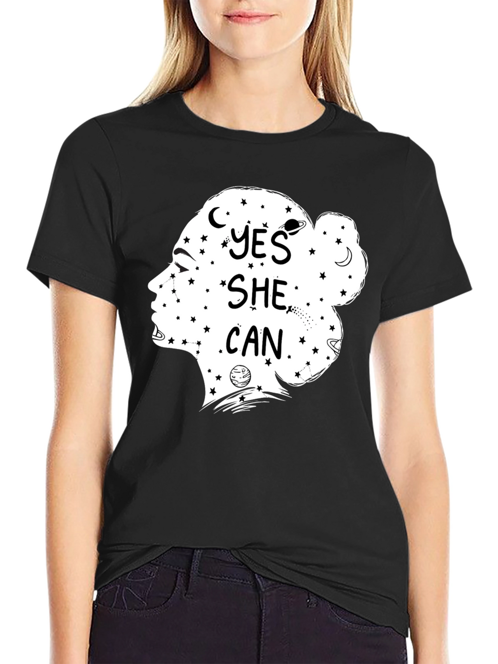 Yes She Can Woman Empowerment T-Shirt