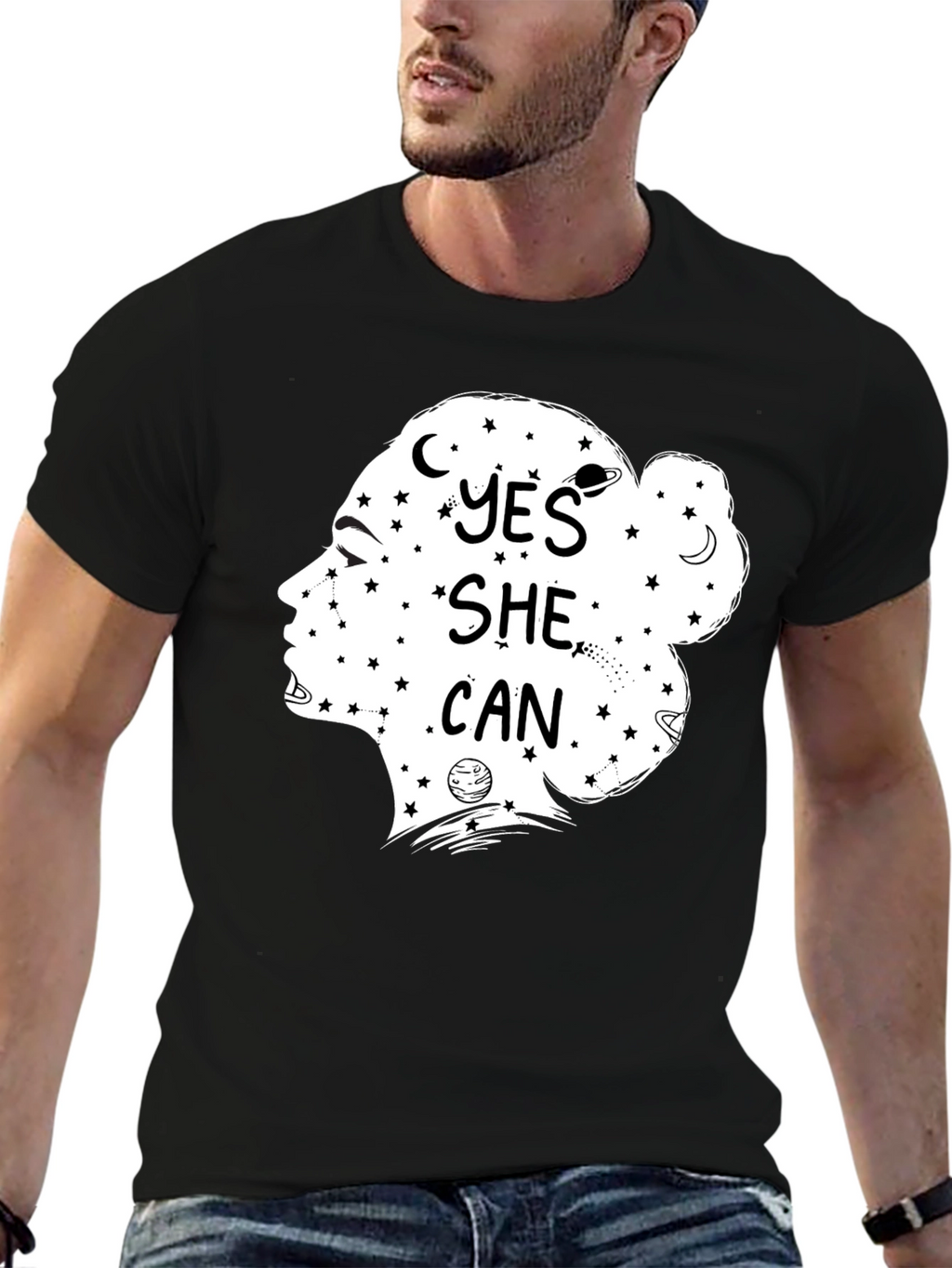 Yes She Can Woman Empowerment T-Shirt