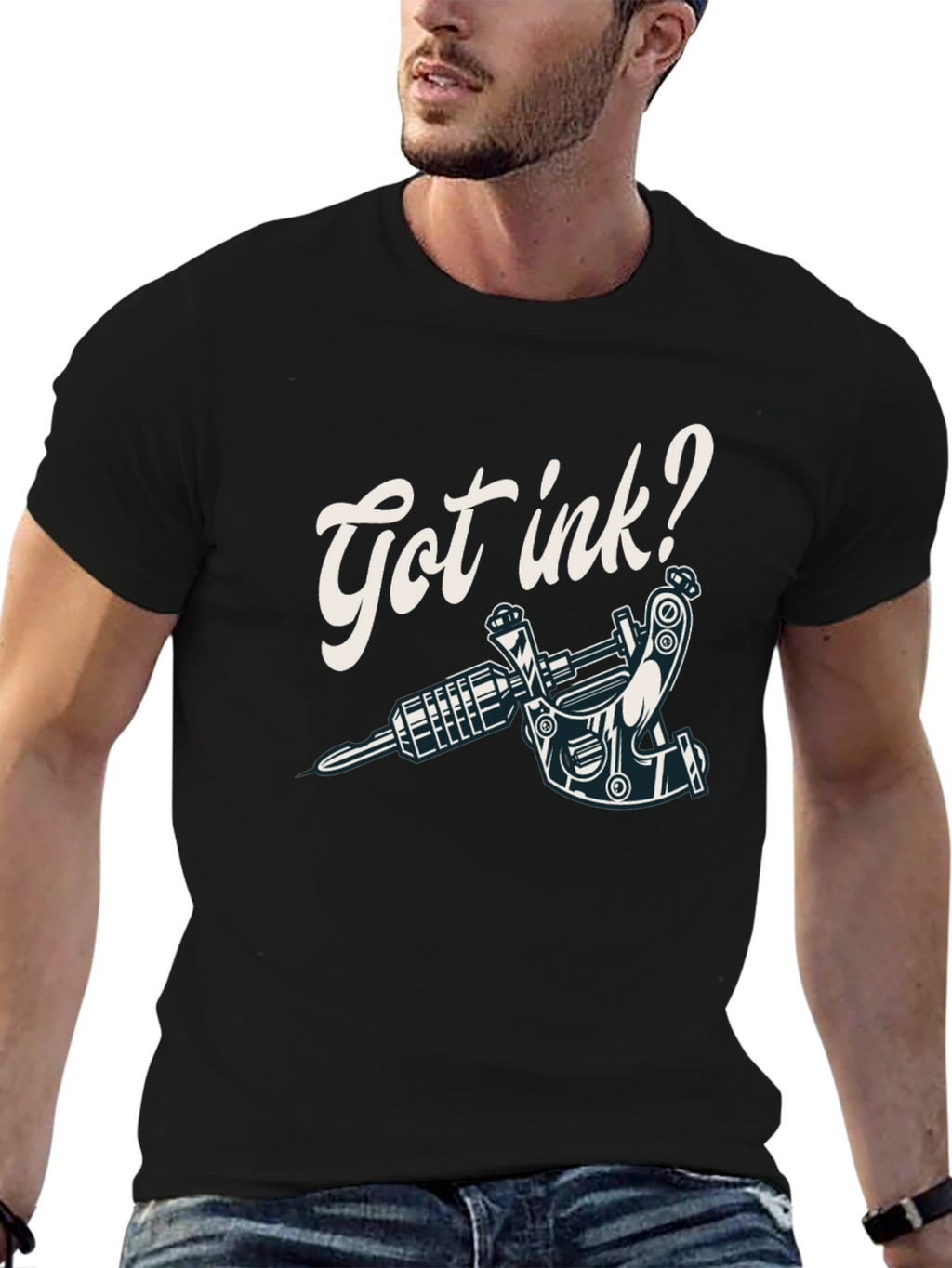 Got Ink? Black Graphic T-Shirt