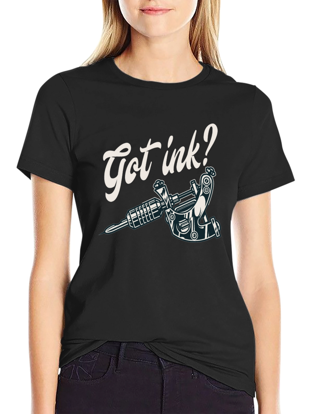 Got Ink? Black Graphic T-Shirt