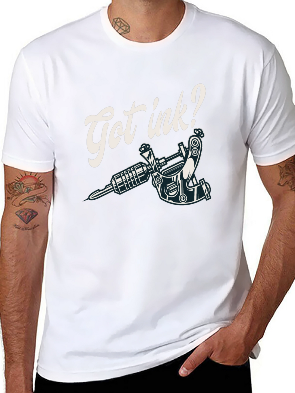 Got Ink? Black Graphic T-Shirt