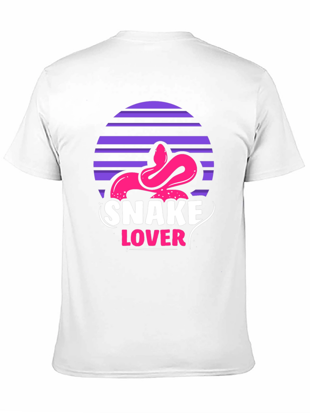 Snake Lover Graphic Tee - Black Cotton T-Shirt