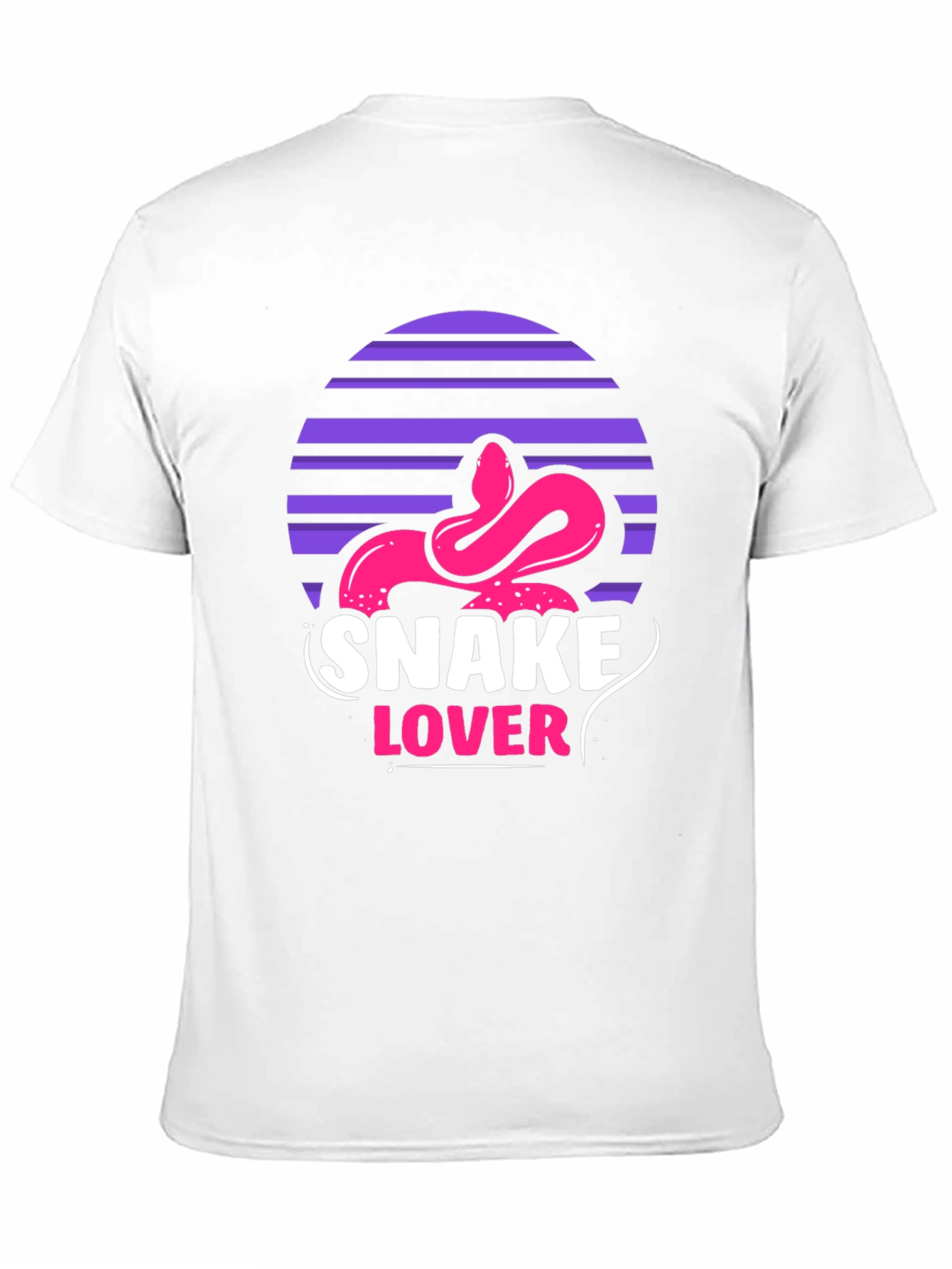 Snake Lover Graphic Tee - Black Cotton T-Shirt
