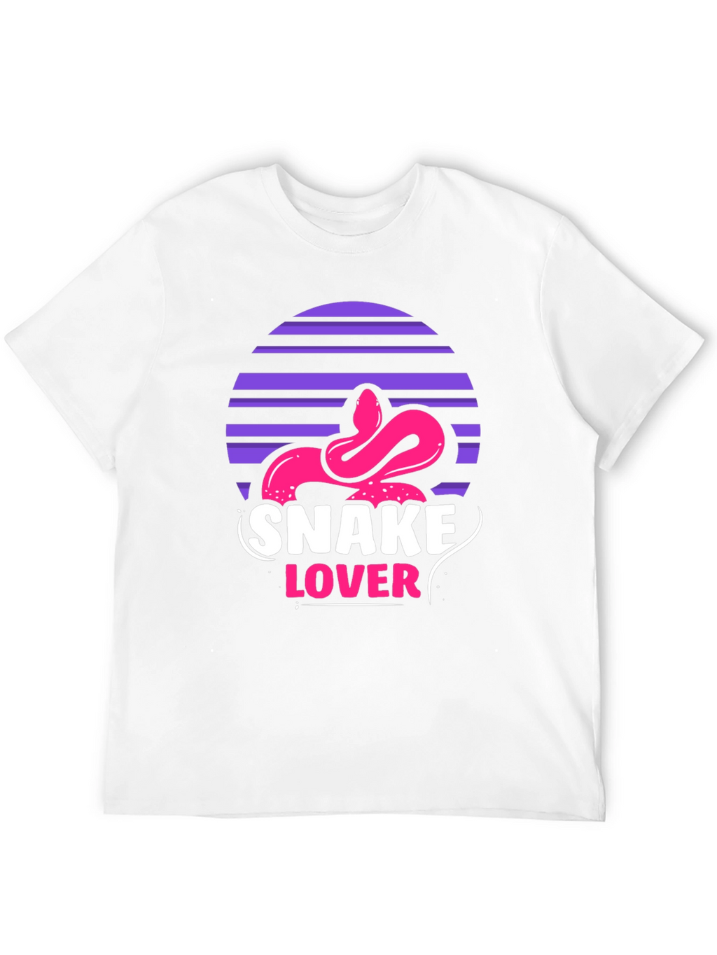 Snake Lover Graphic Tee - Black Cotton T-Shirt