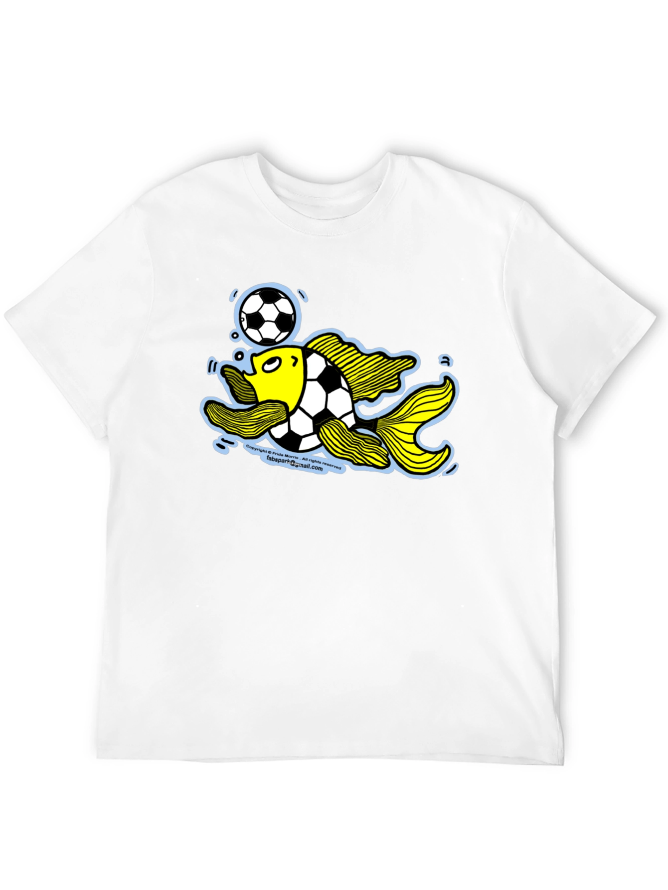Soccer Fish Graphic Tee
