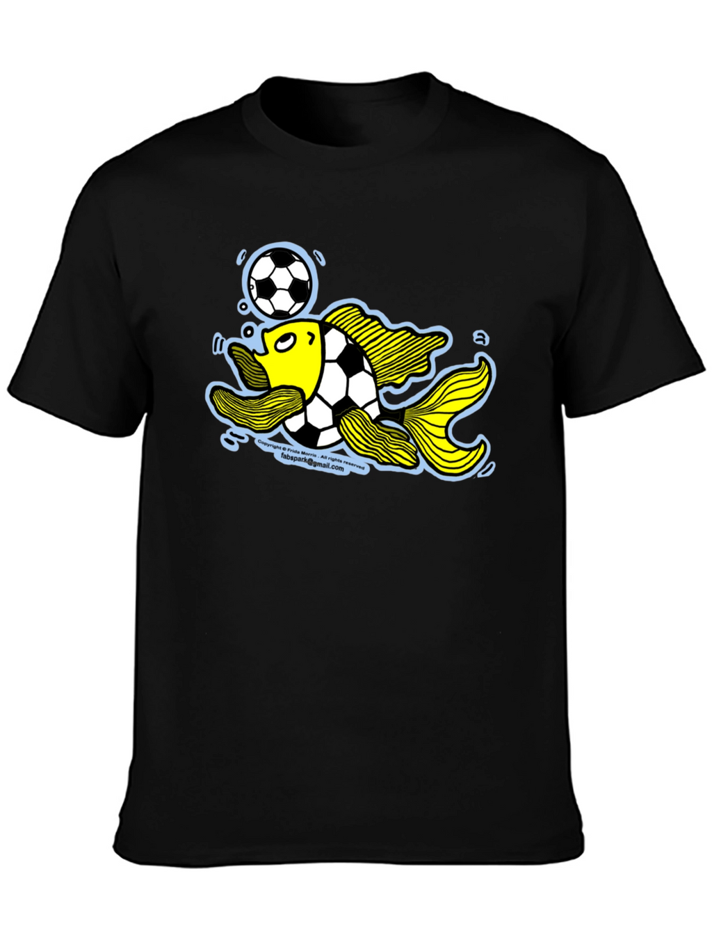 Soccer Fish Graphic Tee