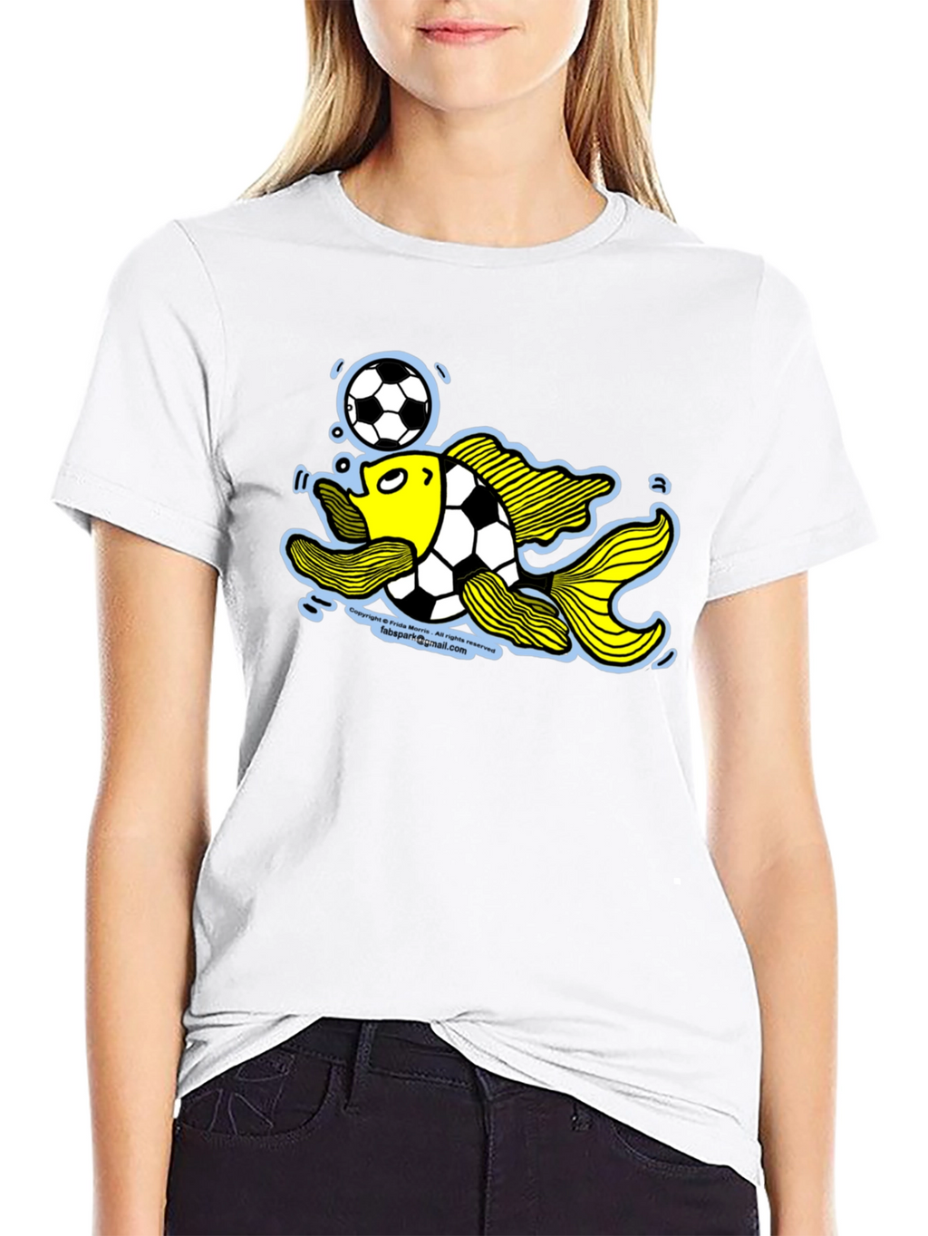 Soccer Fish Graphic Tee