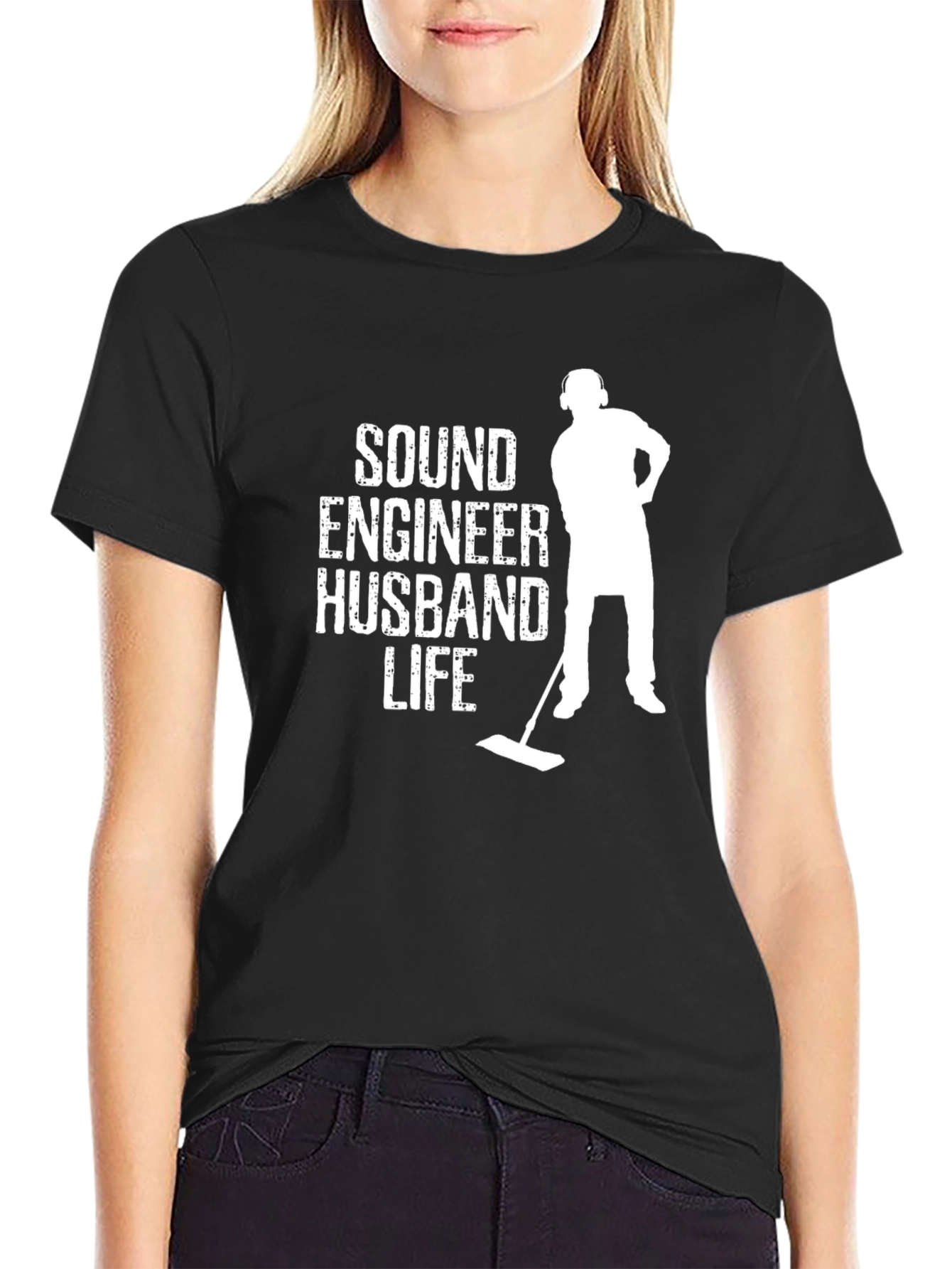 Sound Engineer Husband Life Graphic Tee