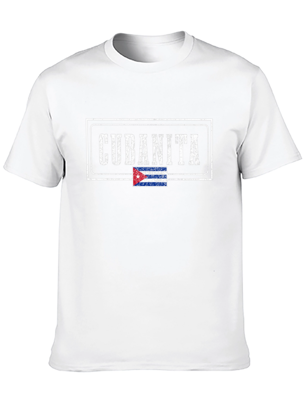 Cubanita T-Shirt Cuba Flag Distressed Design