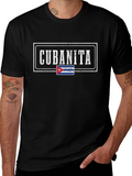 Cubanita T-Shirt Cuba Flag Distressed Design