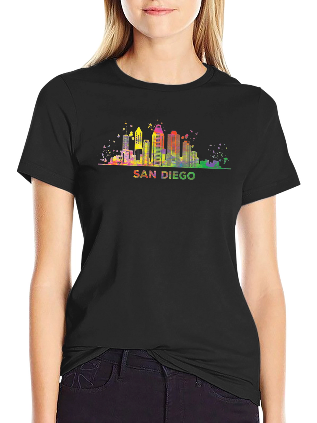 San Diego Skyline Graphic T-Shirt