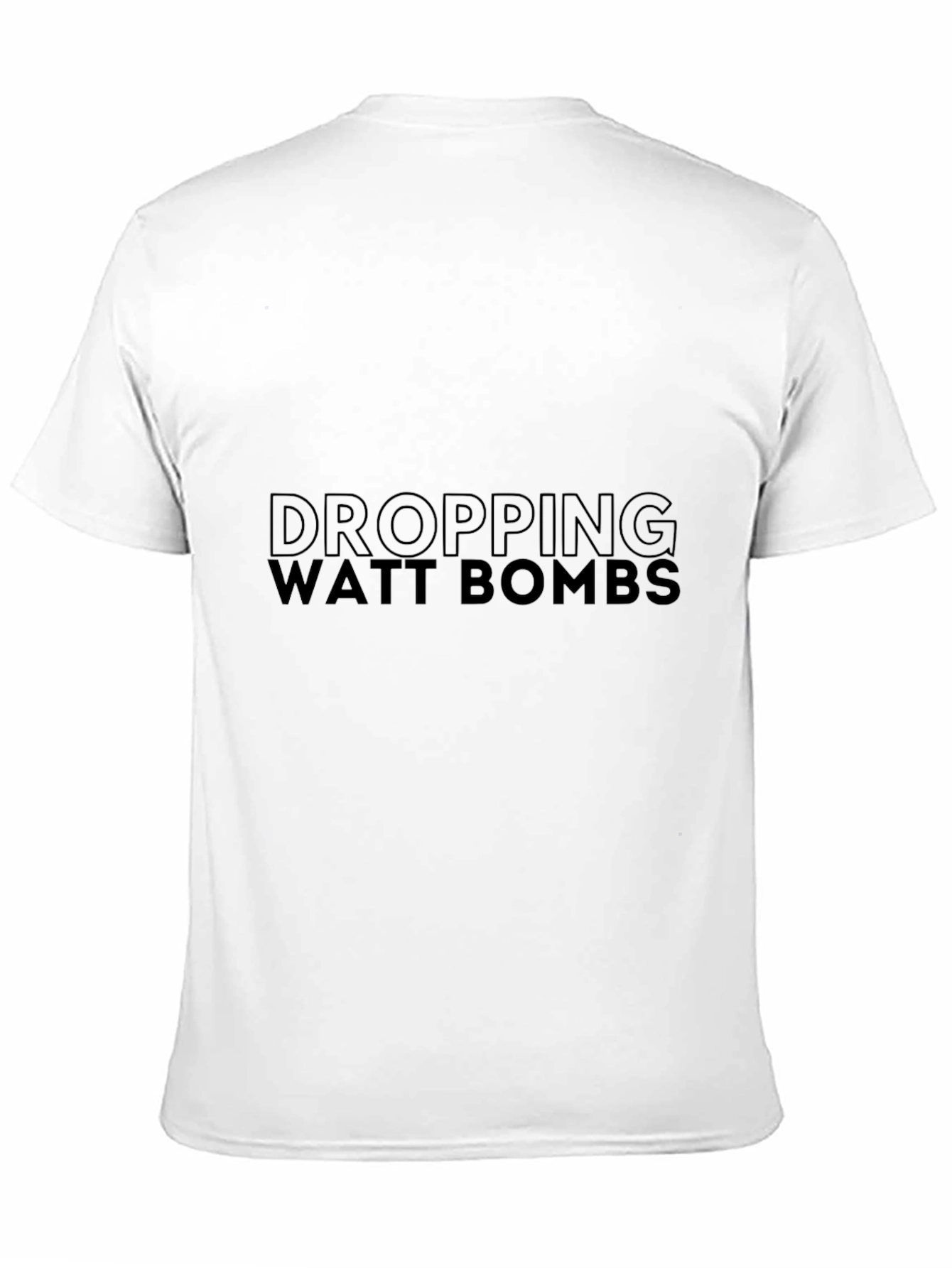 Dropping Watt Bombs Graphic Tee - Black T-Shirt