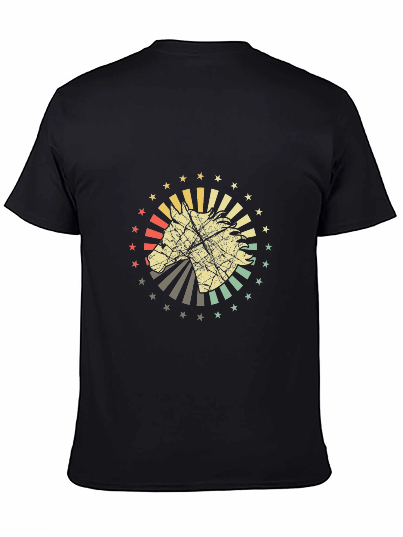 Retro Horse T-Shirt - Graphic Print