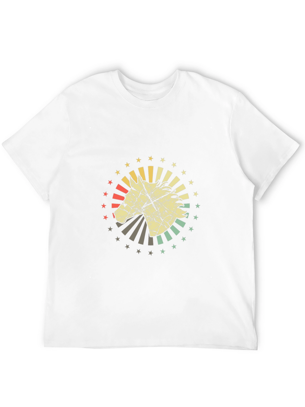Retro Horse T-Shirt - Graphic Print