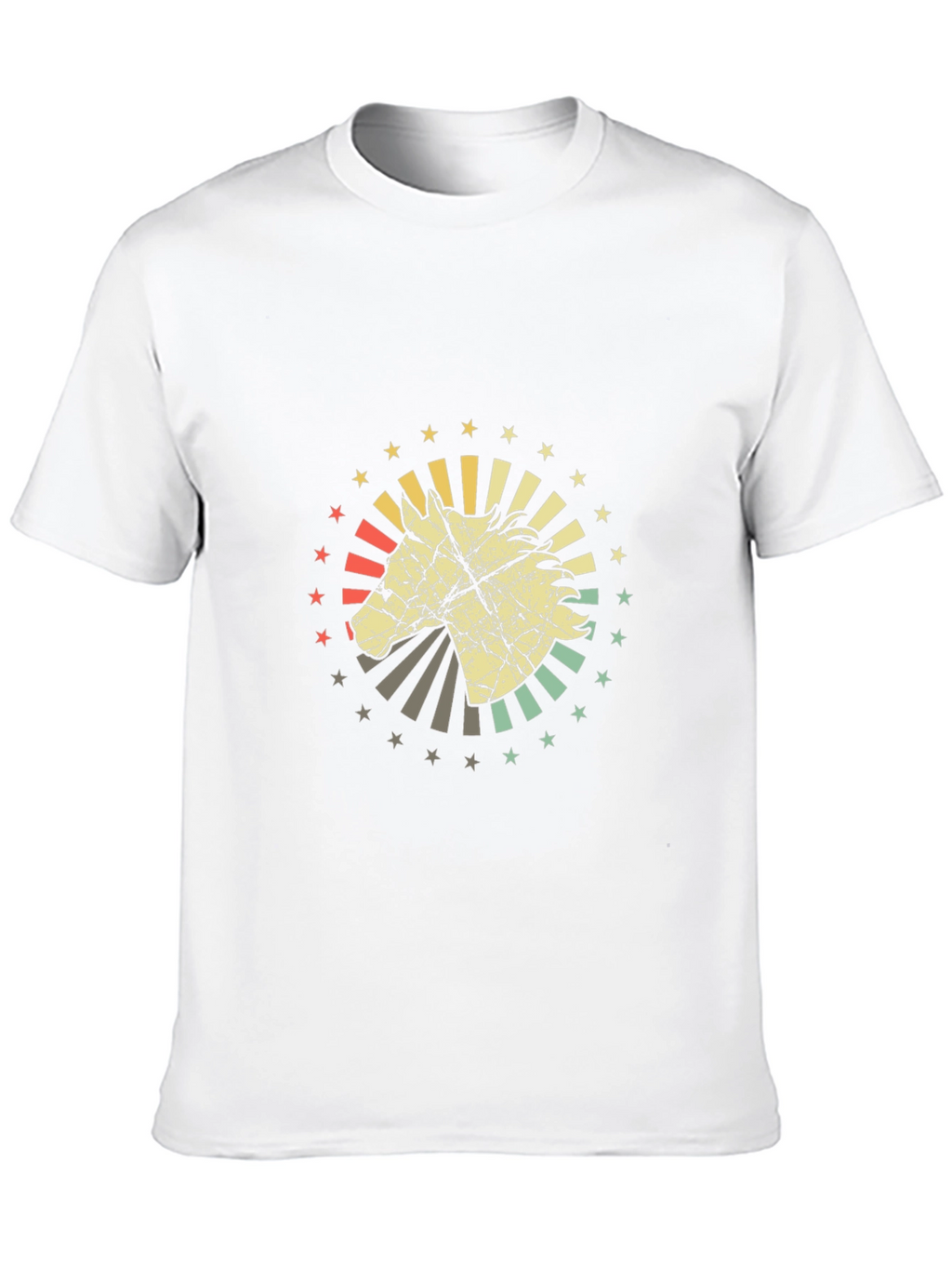 Retro Horse T-Shirt - Graphic Print