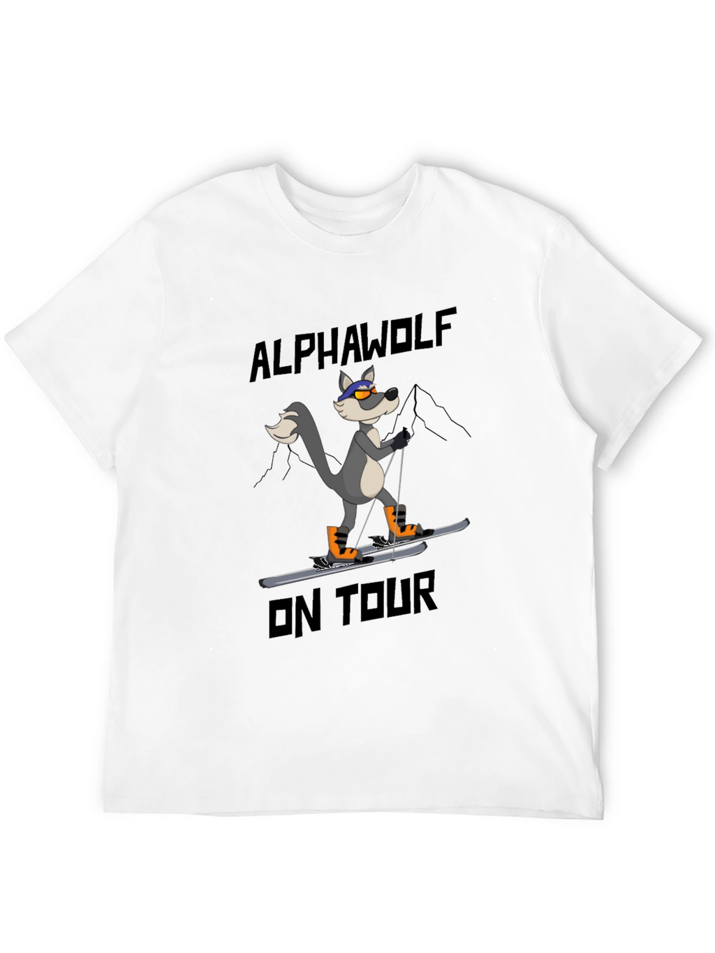 Alpha Wolf On Tour Graphic T-Shirt